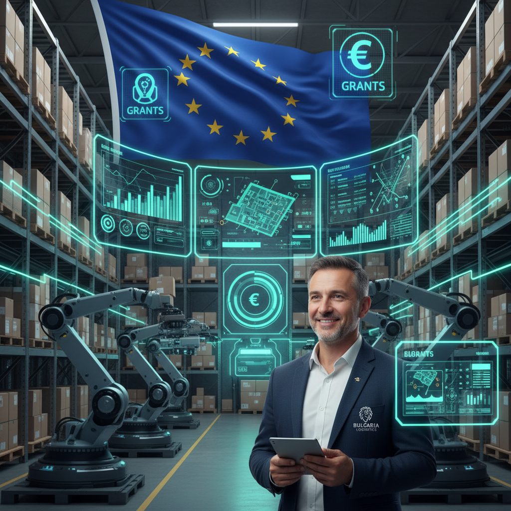 ЕС Финансиране за WMS: Дигитализирайте Склада си през 2026 с Европейски Грантове за Малки Фирми